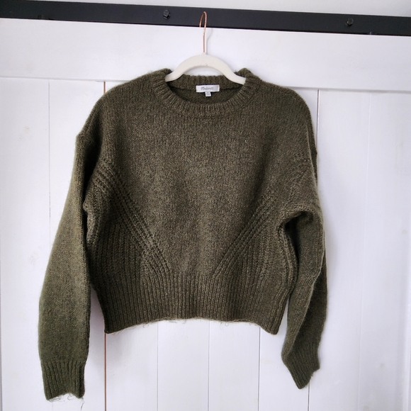 Madewell wool blend wedge sweater - Picture 2 of 4